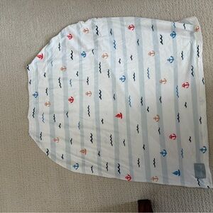 Copper Pearl- Breast Feeding Cover with Anchors and Waves